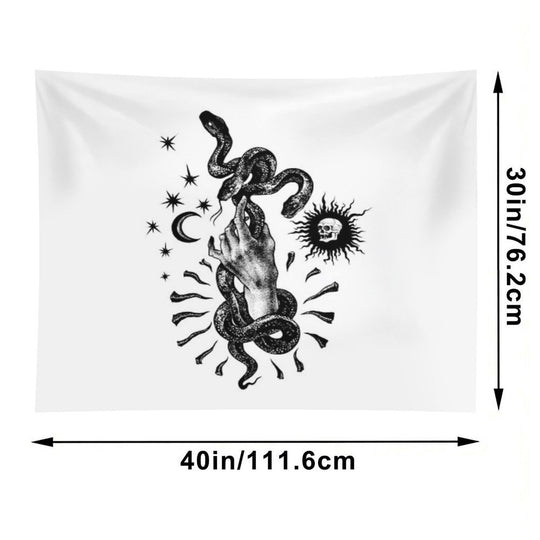 Martial Snake Tapestry