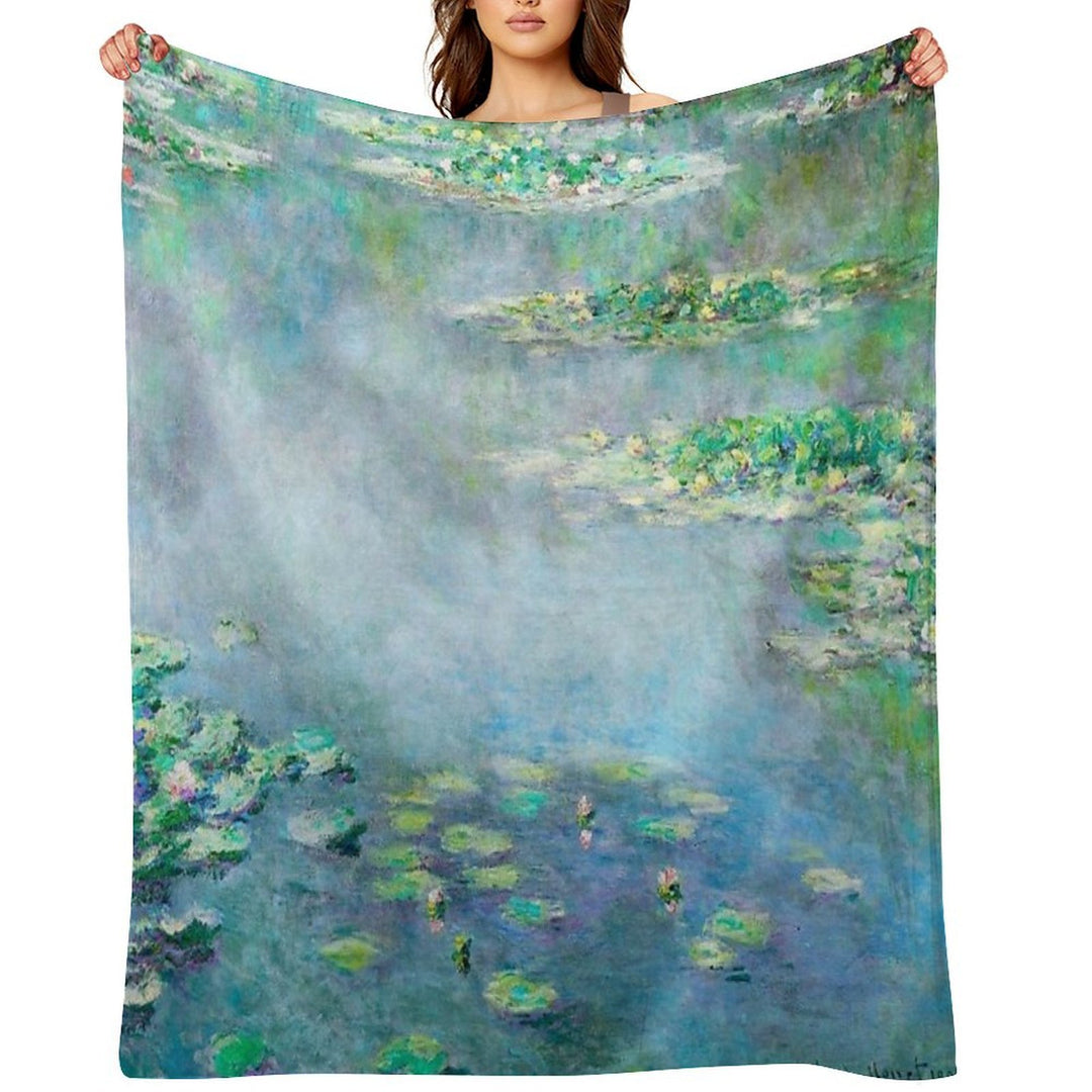 Monet Water Lilies  Nymphéas 1906 Durable Throw Blanket