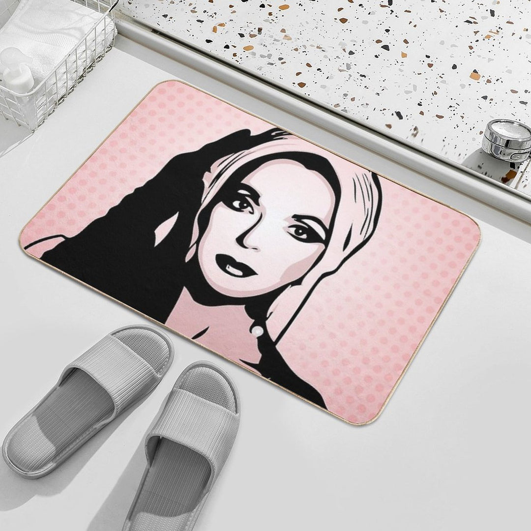 Joan Collins  Pop Art  Versatile Bath Mat