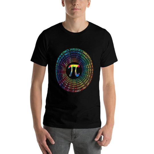 Math Teacher Algebra  Geometry 3,14 Tie Dye Mathematical  Eco-friendly Material T-Shirt