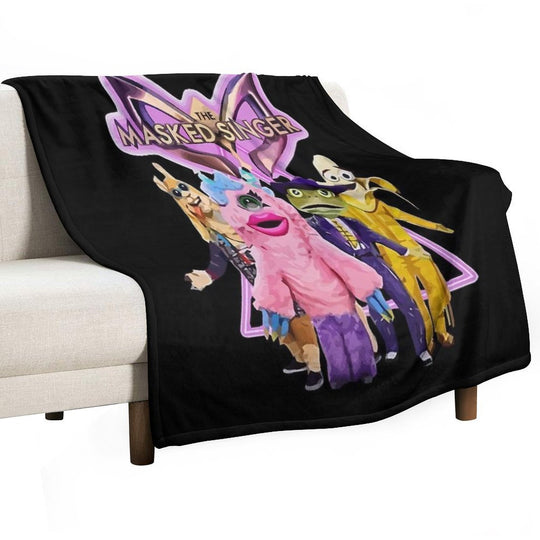 The Masked Singer Merch ITV Masked Singer Comfort Throw Blanket