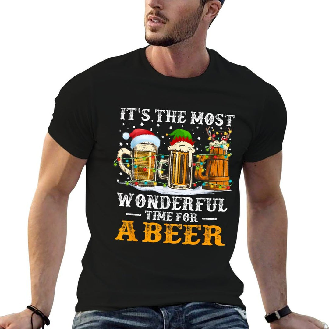 Its The Most Wonderful Time For A Beer Christmas Drink  Relaxed-fit T-Shirt