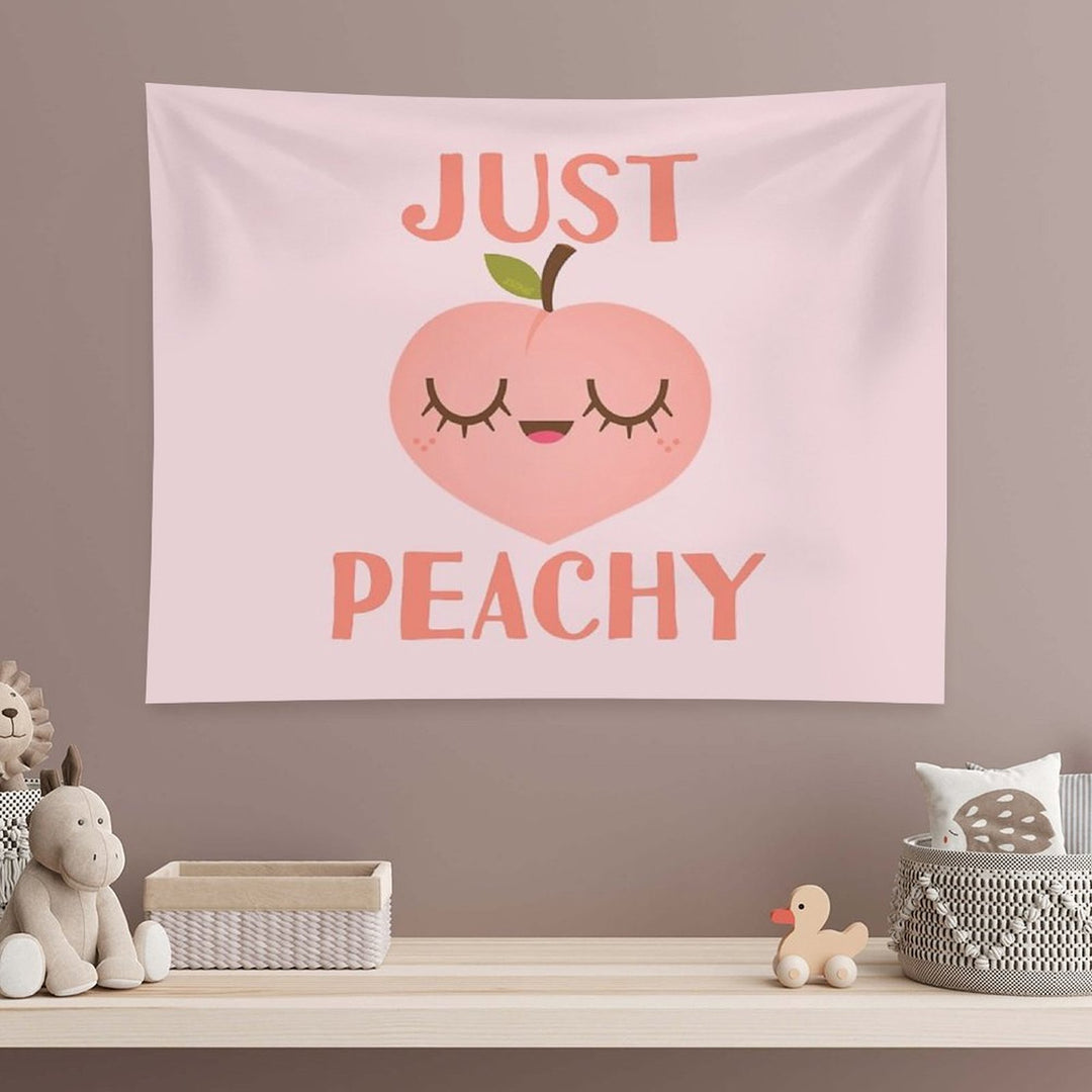 Just Peachy Tapestry
