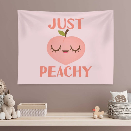 Just Peachy Tapestry