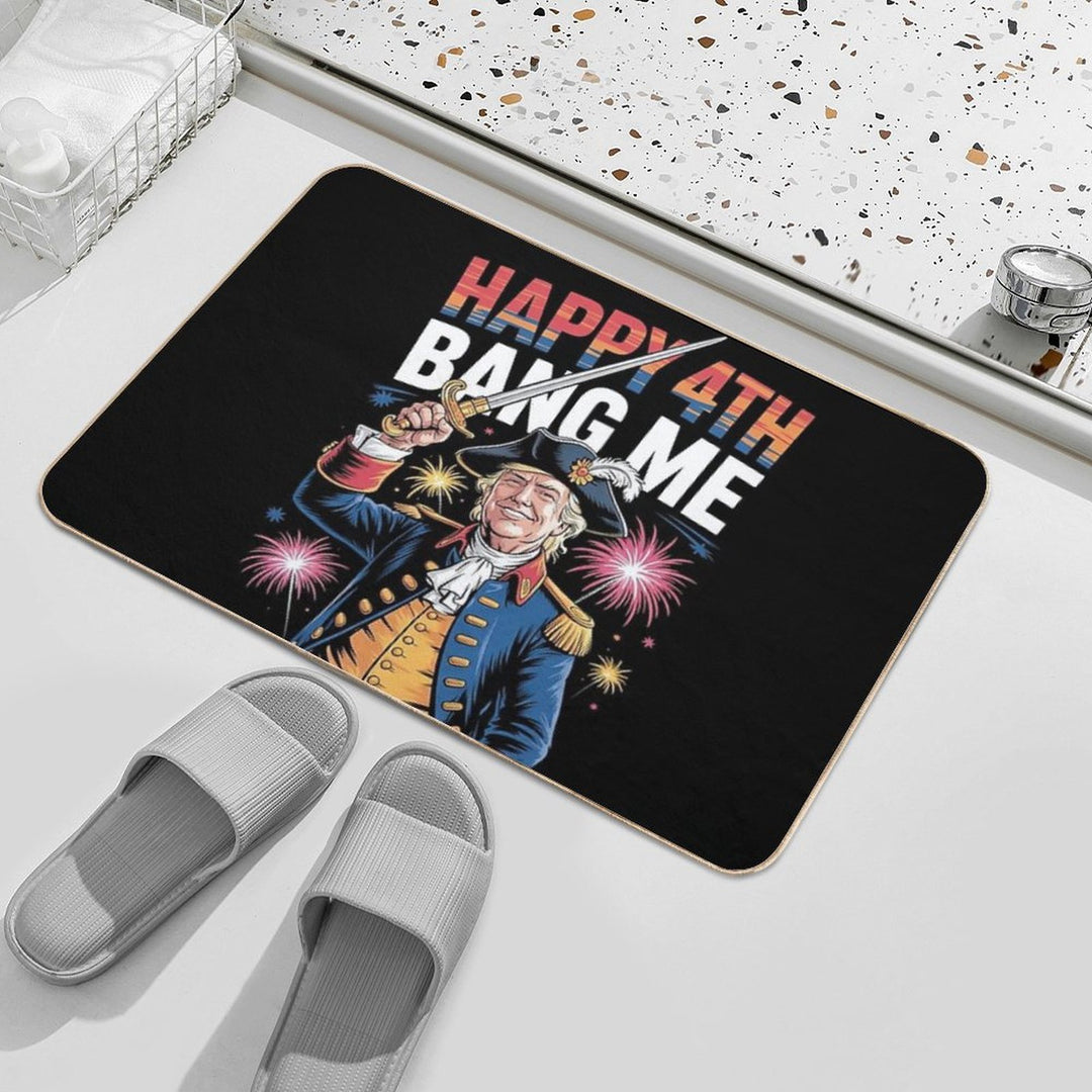 Trump Make 4th of July Great Bang Me Trump 4th of July  Odorless Bath Mat