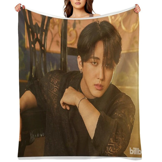 STRAY KIDS CHANGBIN Eco-conscious Throw Blanket