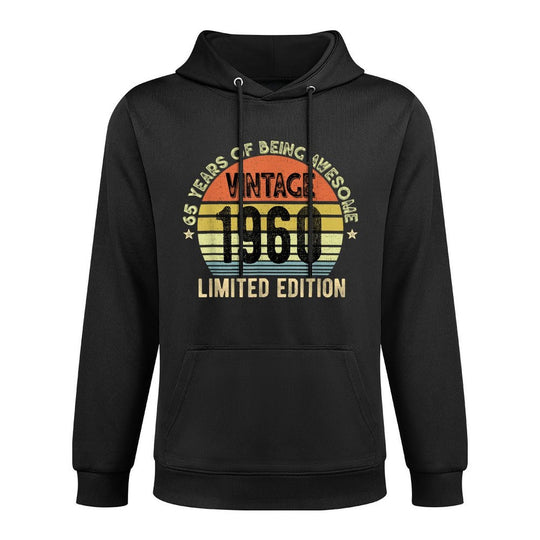 Vintage 1960 Limited Edition 65-Year-Old Gifts 65th Birthday All-Day Comfort Hoodie