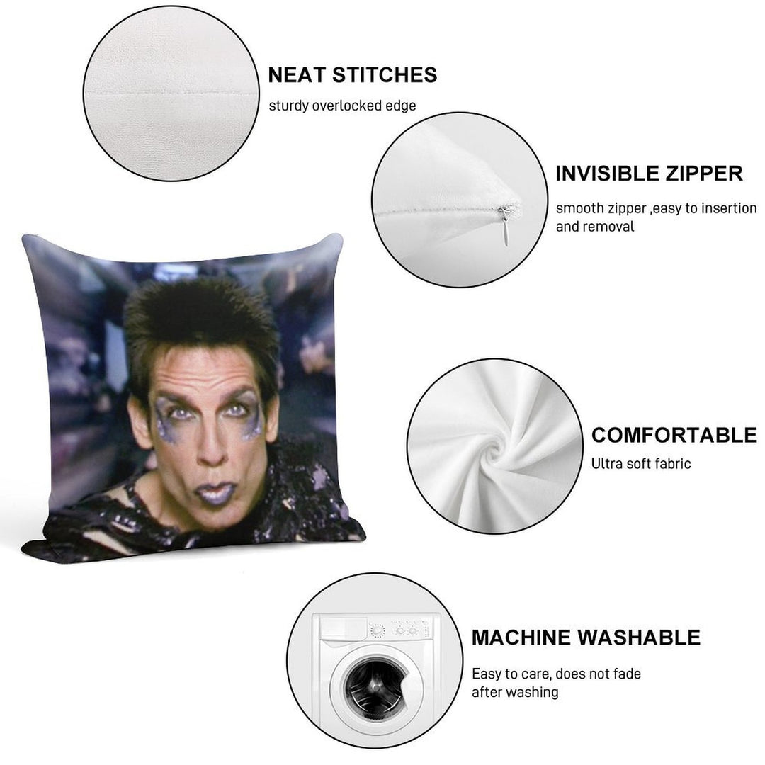 Zoolander Blue Steel Meme Soft Gift Ready Throw Pillow