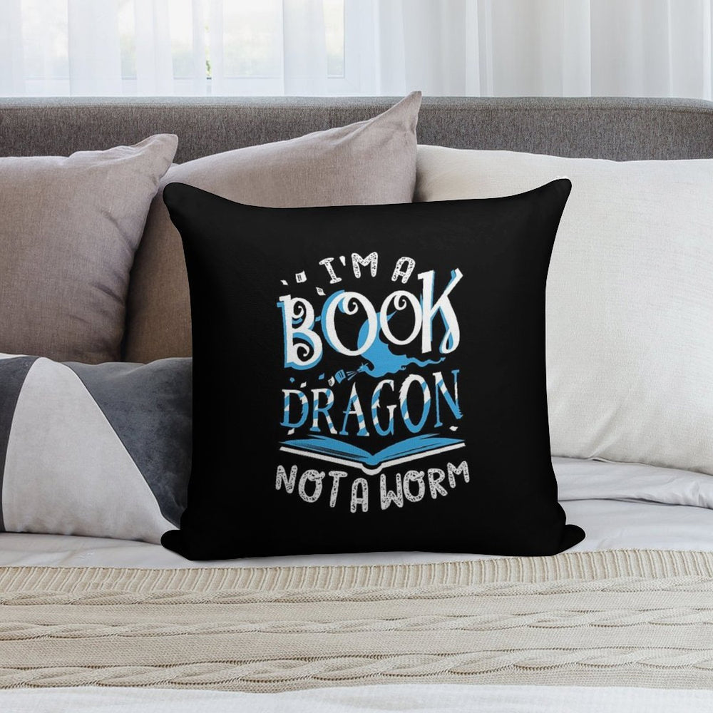 Book Dragon Soft Style Accent Throw Pillow