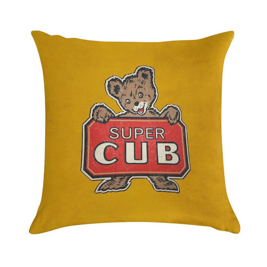 Super Cub Soft Skin-Friendly Throw Pillow