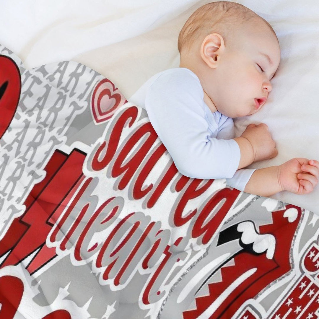 Sacred Heart Collage Comfort Throw Blanket