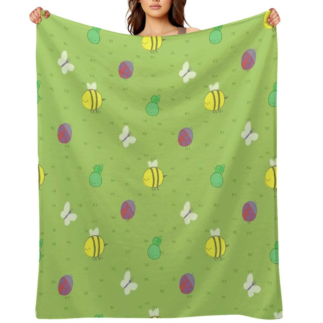 Adventure Time™ End Credits Pattern Easy Care Throw Blanket
