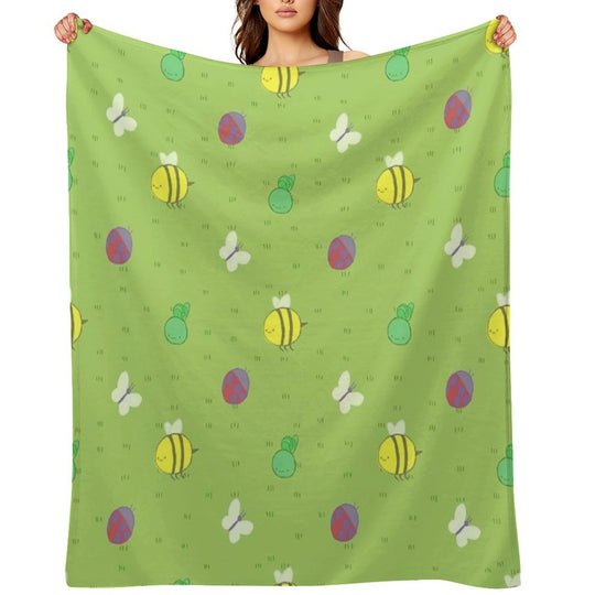 Adventure Time™ End Credits Pattern Easy Care Throw Blanket