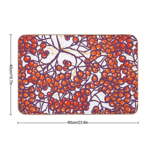 Rowanberries Fall  Long-Lasting Bath Mat