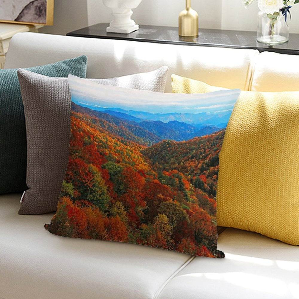 AUTUMN VALLEY Soft Skin-Friendly Throw Pillow
