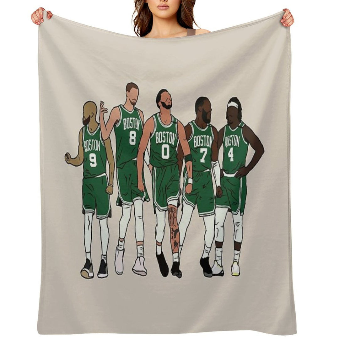 D White, KP, Jrue & The Jays Machine-washable Throw Blanket