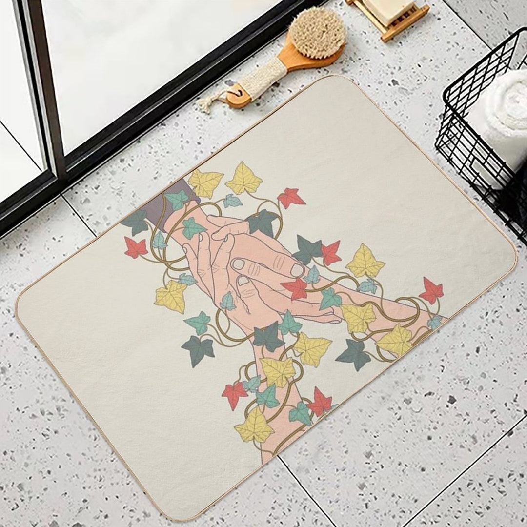 Pay Attention  Fade-Resistant Bath Mat