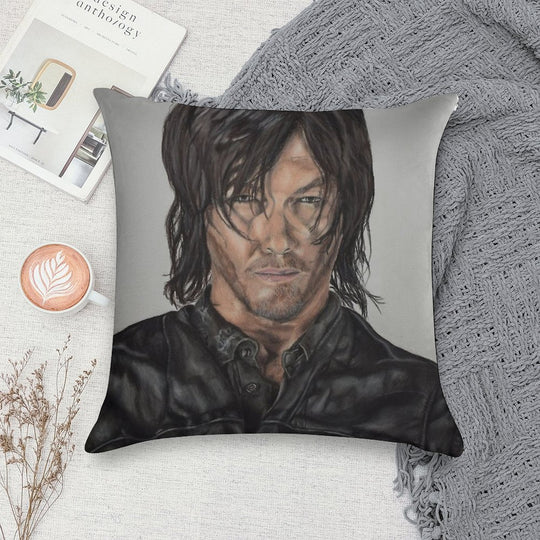 Daryl Dixon Soft Gift Ready Throw Pillow