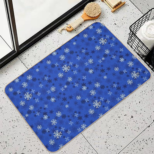 Deep Snow  Fade-Resistant Bath Mat