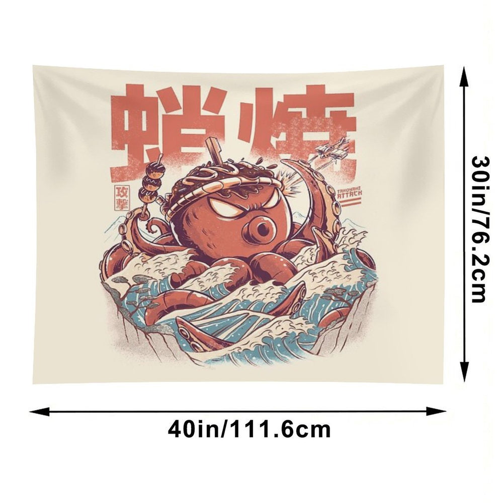 Takoyaki Attack Tapestry