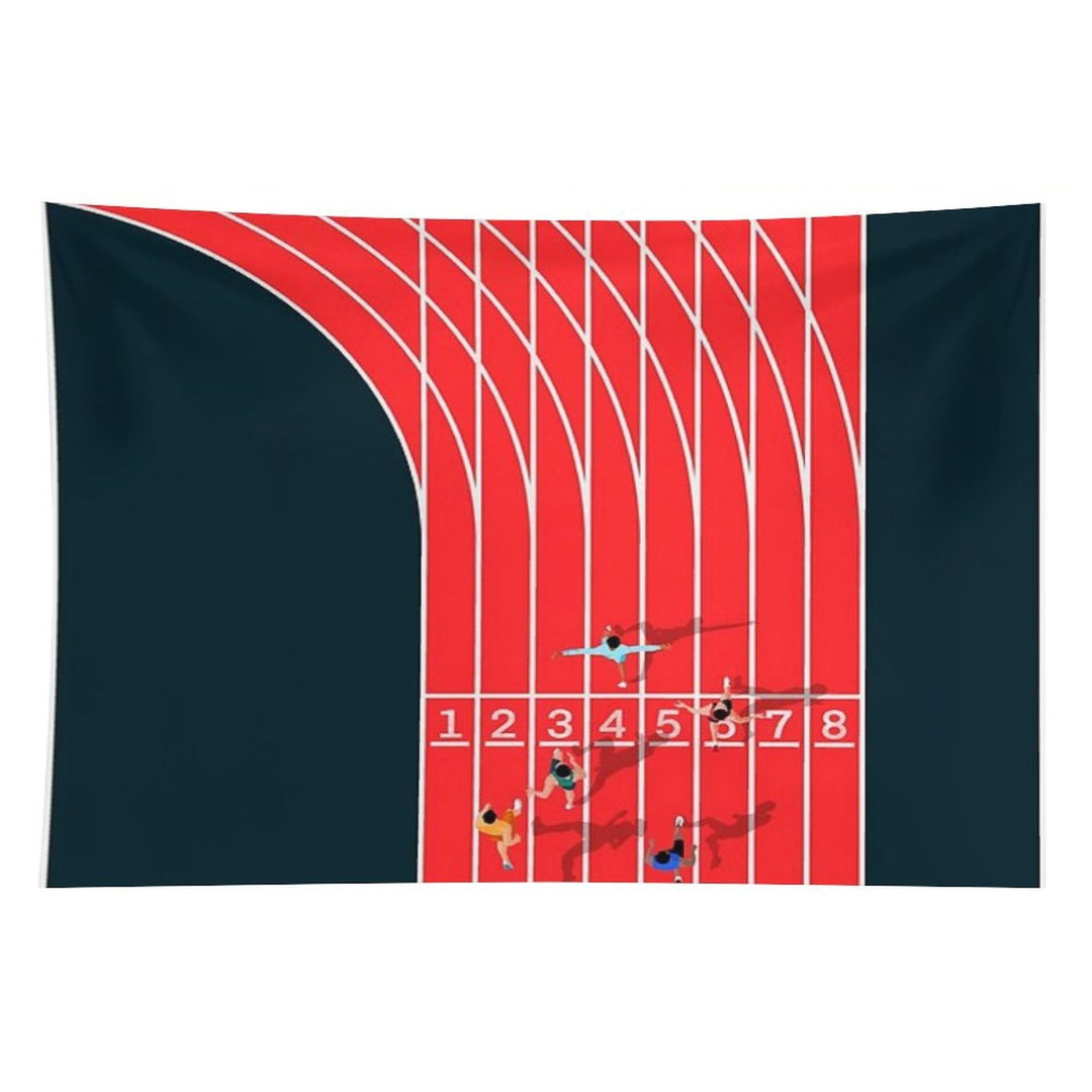 Finish Line Sprint Tapestry