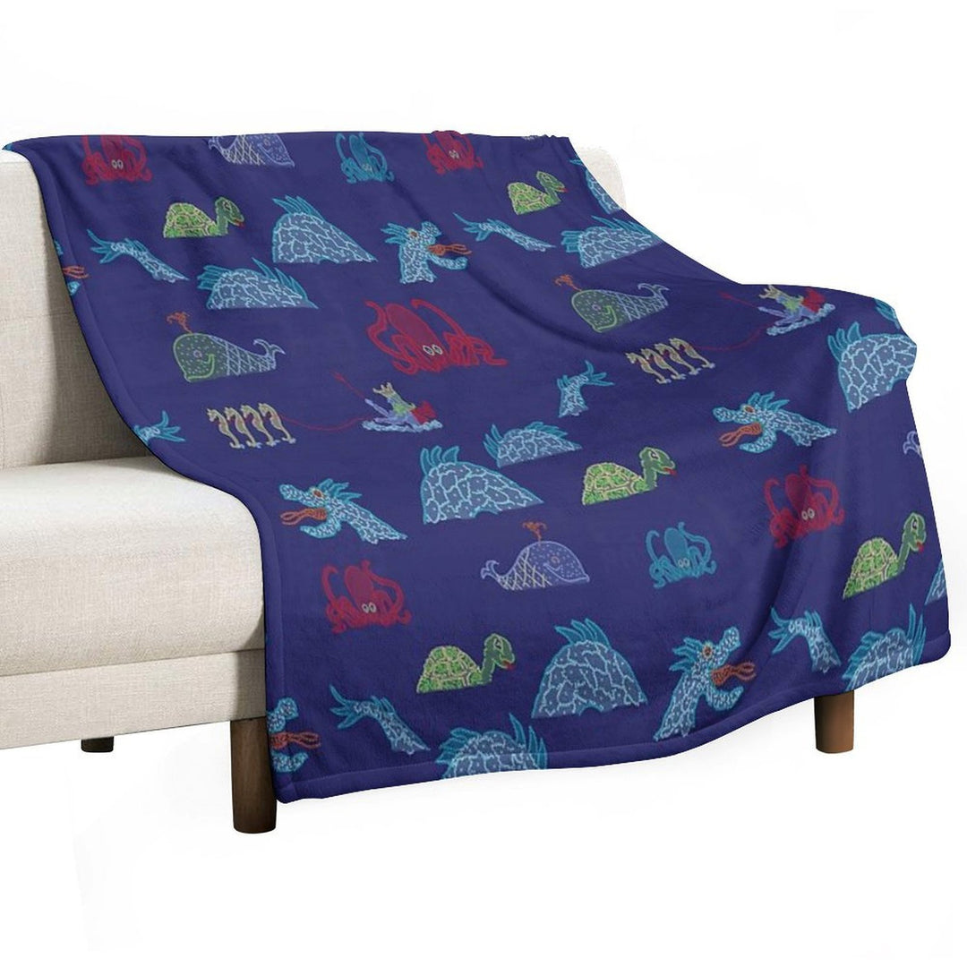 Electrical Water Pageant Comfort Throw Blanket