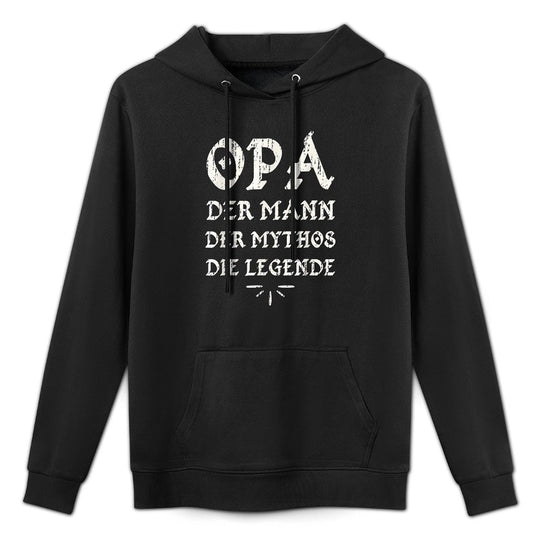 Opa German Grandpa The Myth The Legend Gift Unisex Design Hoodie