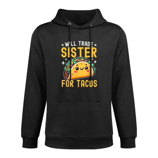 Will Trade Sister For Tacos Taco Lover Cinco De Mayo Adjustable Hood Hoodie