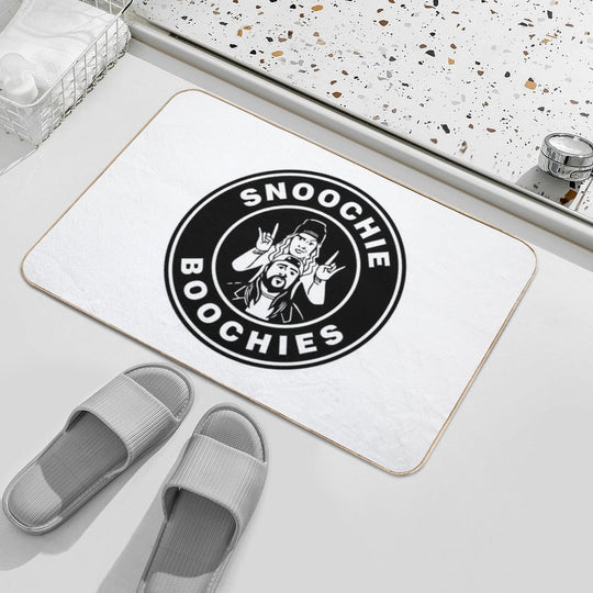 Old Time Nerd  Repositionable Bath Mat