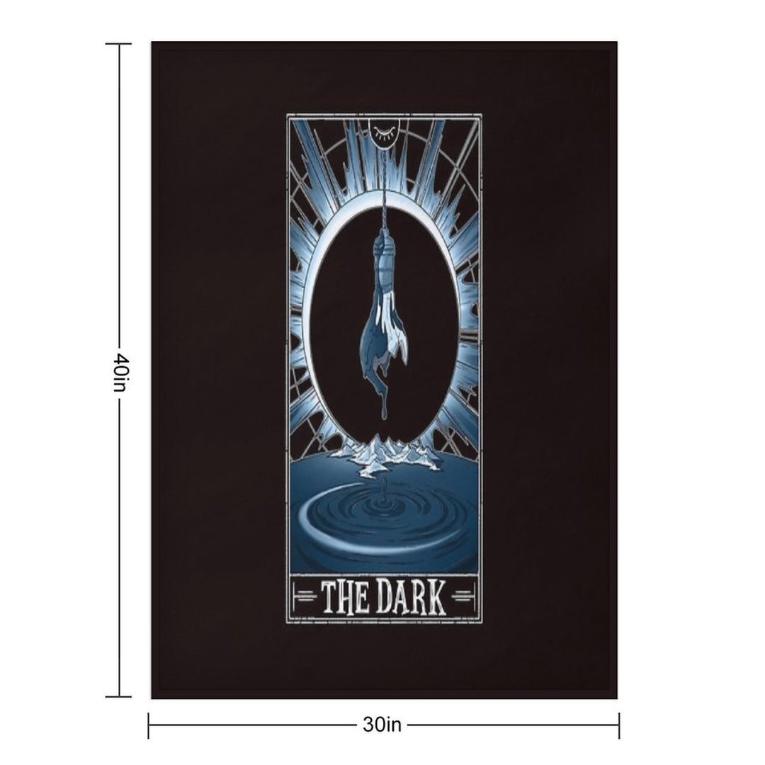 The Dark Tarotesque - (Dark) Anti-pilling Throw Blanket