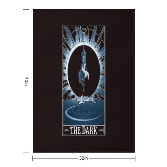 The Dark Tarotesque - (Dark) Anti-pilling Throw Blanket