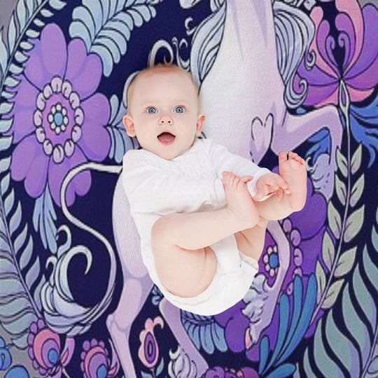 The Last Unicorn Machine-washable Throw Blanket