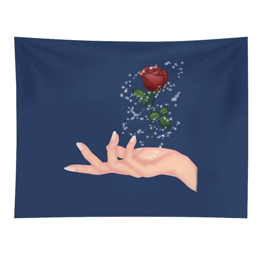 Magical Hands Make Rose Ver. 3 Tapestry