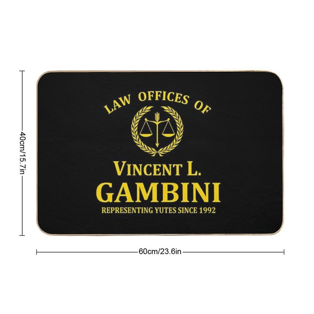 Law Offices Of Vincent L. Gambini  Fade-Resistant Bath Mat