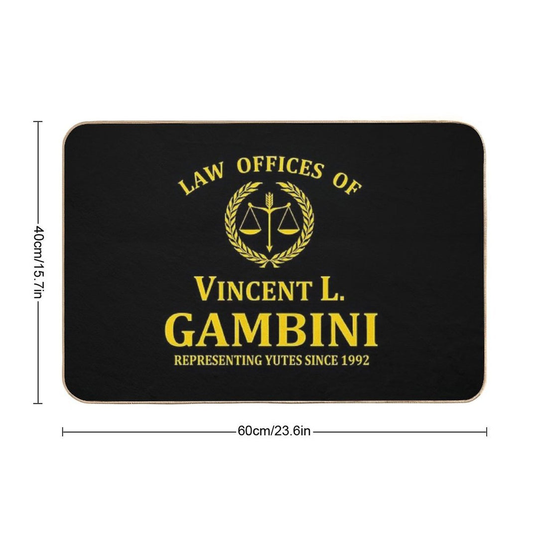Law Offices Of Vincent L. Gambini  Fade-Resistant Bath Mat