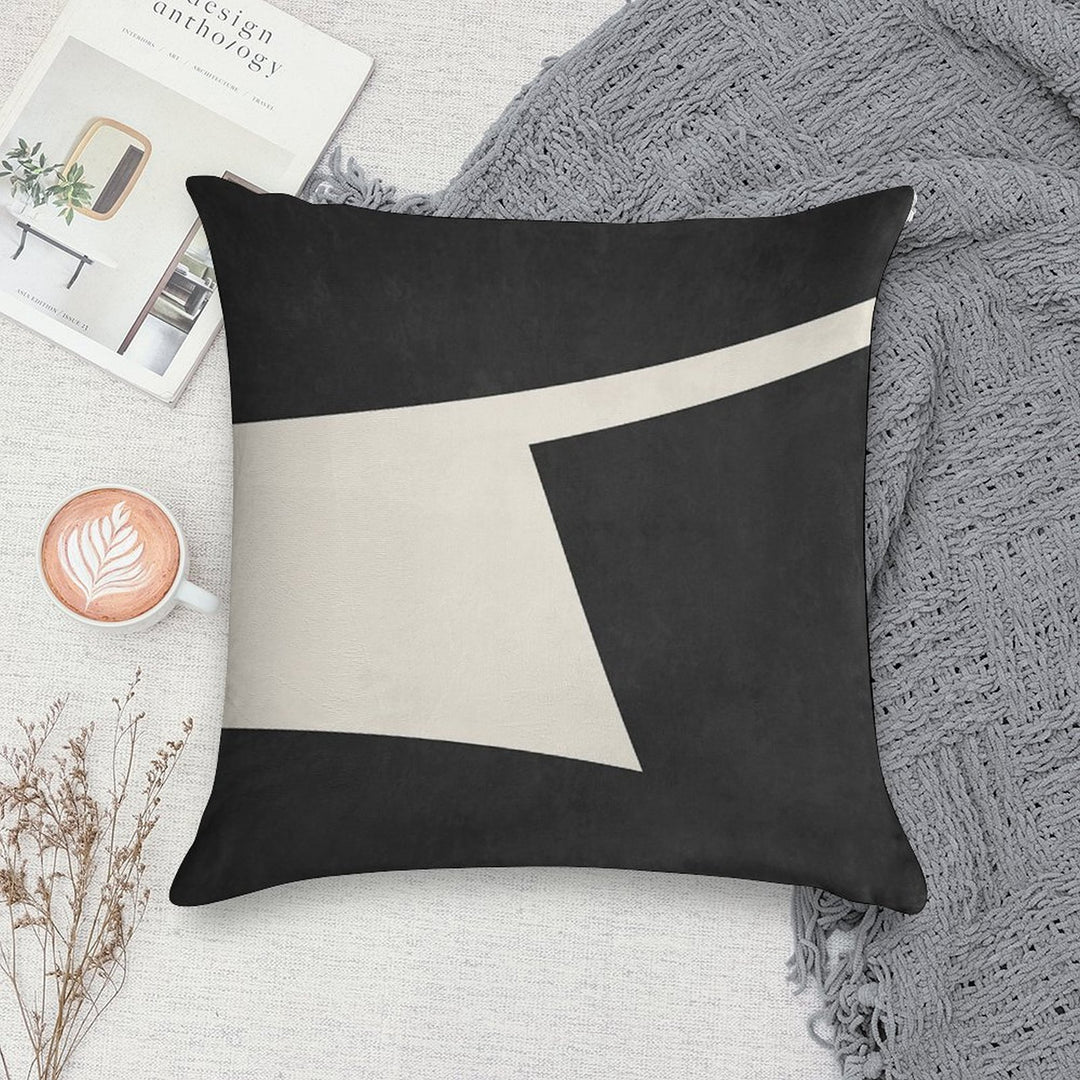 ABSTRACT SHAPES 02 Soft Style Accent Throw Pillow