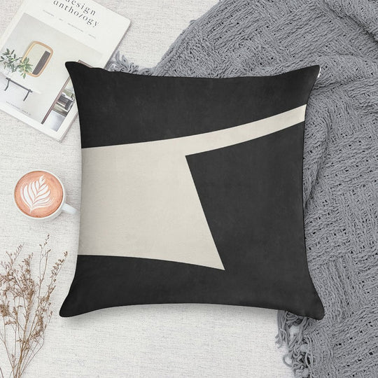 ABSTRACT SHAPES 02 Soft Style Accent Throw Pillow