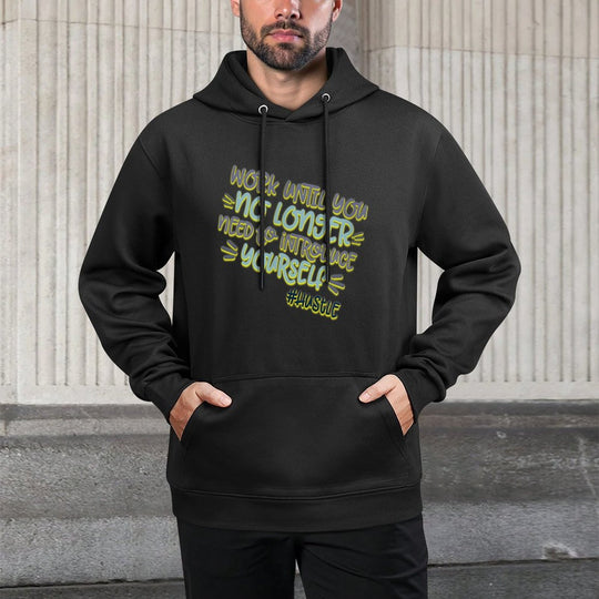 MY SIMPLE WORK PLAN! A PERFECT MEME AND A GREAT GIFT! Medium-Weight Fabric Hoodie