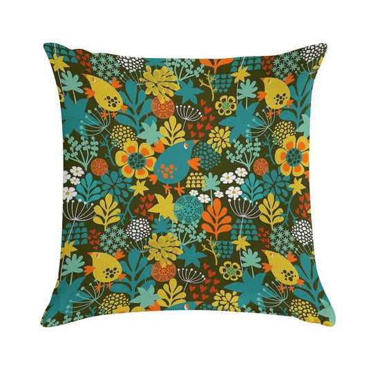 Summer Romance Soft Decorative Cover Throw Pillow