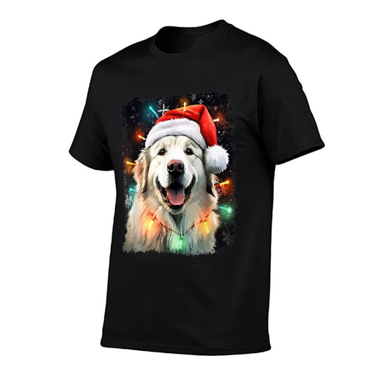 Dog Great Pyrenees Christmas  Eco-friendly Material T-Shirt