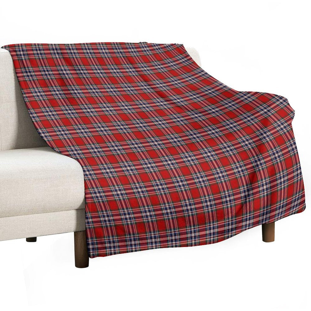 Clan MacFarlane Tartan Velvety-soft Throw Blanket