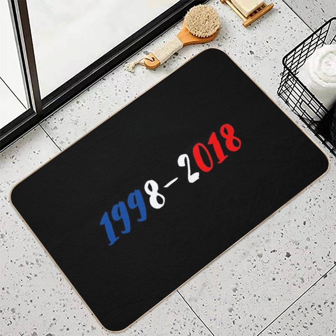 French Team World Cup Champions 1998-2018  Odorless Bath Mat