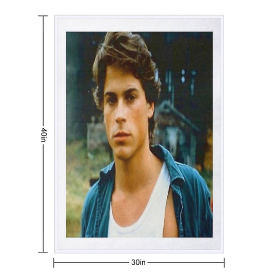Rob Lowe Wrinkle-free Throw Blanket