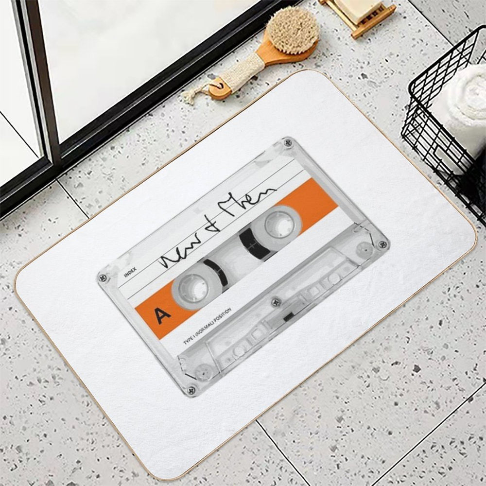 Now And Then - Cassette  Eco-Friendly Bath Mat