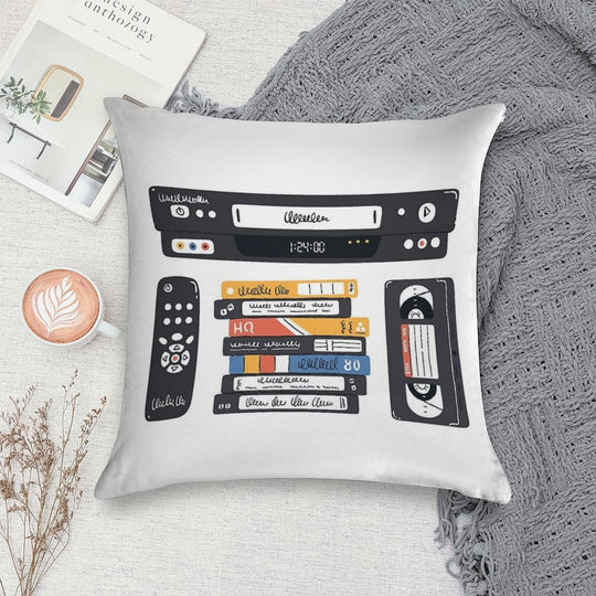 Insert This Side Into Recorder Soft Durable Construction Throw Pillow