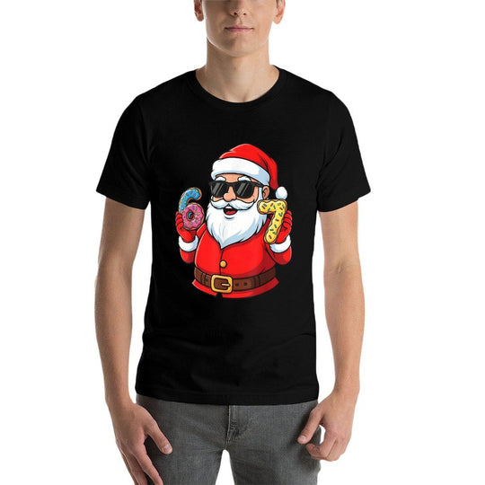 Funny Santa 67 Ice Cream Drip Christmas Xmas Boysns Kids  Easy-care T-Shirt