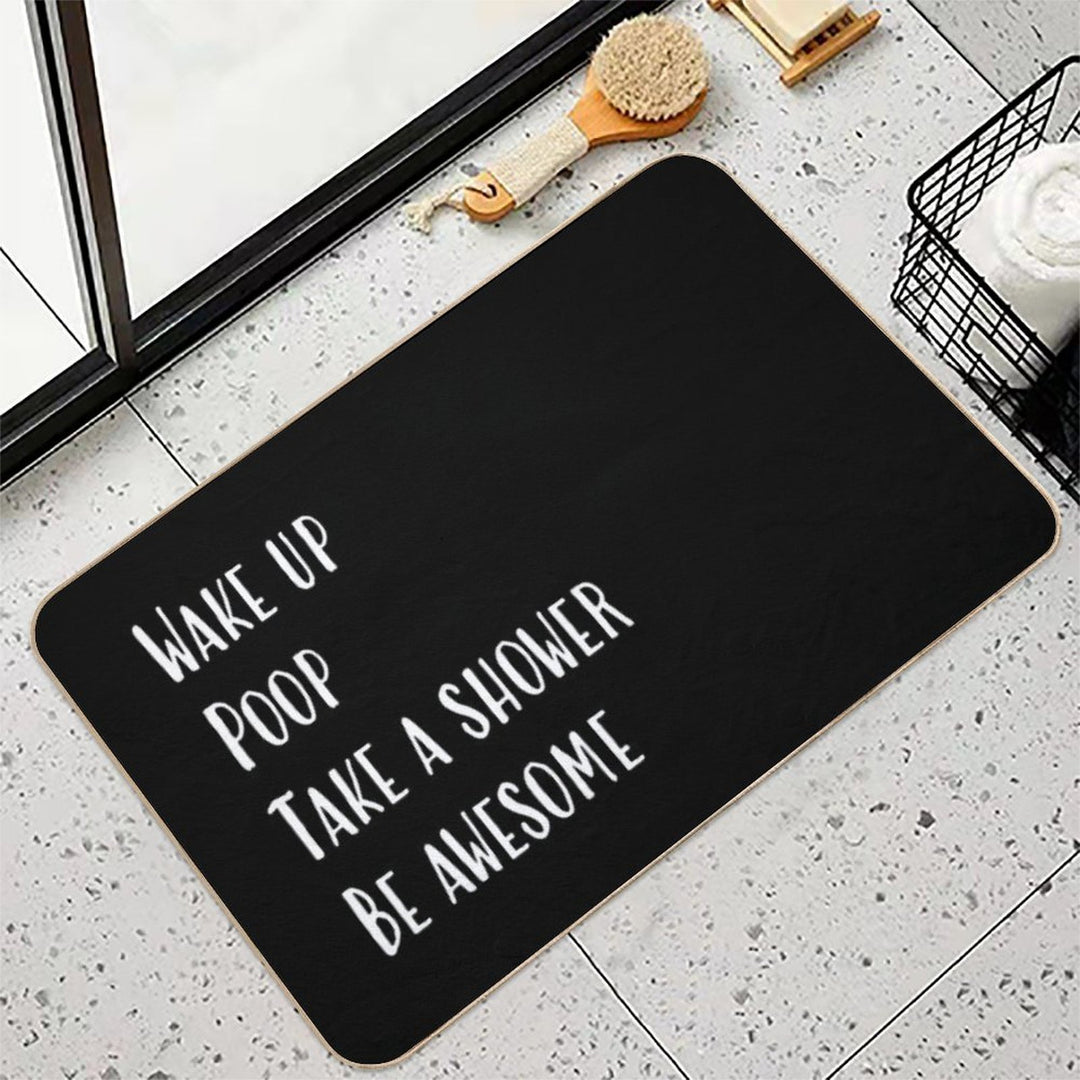 Funny Bath Mat  Easy Maintenance Bath Mat