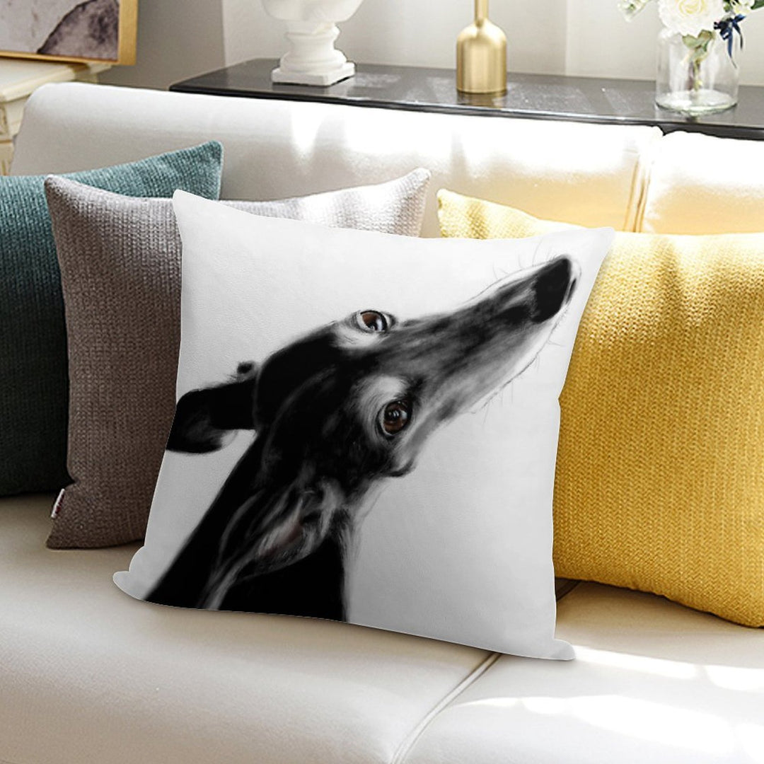 Always There II White Soft Home Decor Throw Pillow