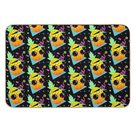 Piña Coolada  Fade-Resistant Bath Mat