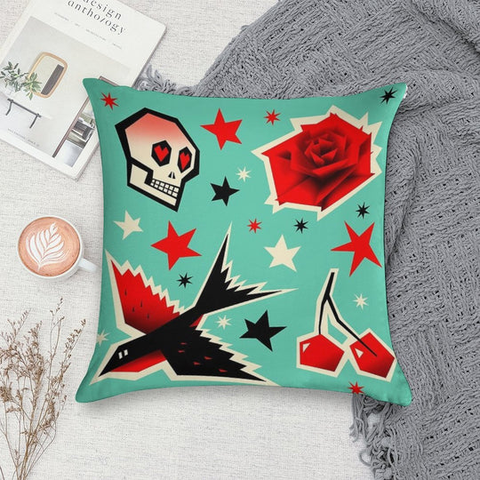 Swallow The Cherry Soft Gift Ready Throw Pillow